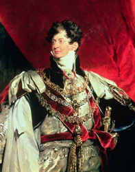 The Prince Regent, later George IV (1762-1830) in his Garter Robes (detail)